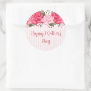 Adesivos do Dia das Mães Feliz