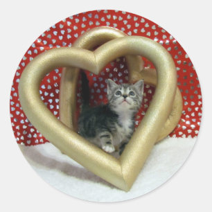 Adesivos do Dia dos Namorados Amor, Lilo - gato / 