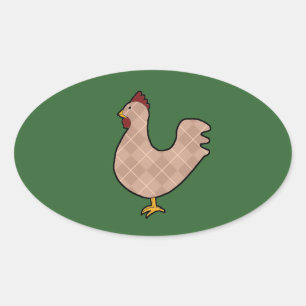 Adesivos do Galo de Artes Folclóricas do Argyle