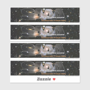 Adesivos do logotipo da SAAA