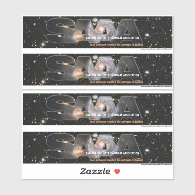 Adesivos do logotipo da SAAA (Folha)