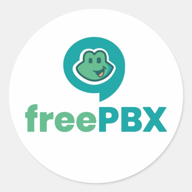 Adesivos do logotipo FreePBX (Frente)