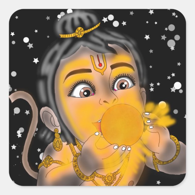 Adesivos do Menino Hanuman (Frente)