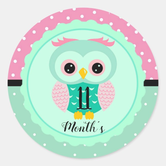 Adesivos do Mês do Bebê (Frente)