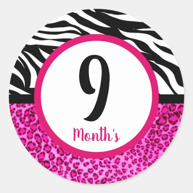 Adesivos do Mês do Bebê (Frente)