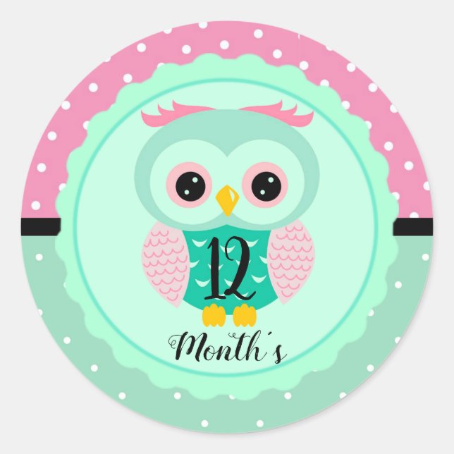 Adesivos do Mês do Bebê (Frente)