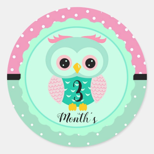 Adesivos do Mês do Bebê (Frente)