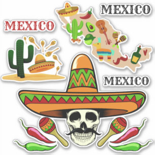 Adesivos do MÉXICO