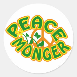 Adesivos do Monger da Paz