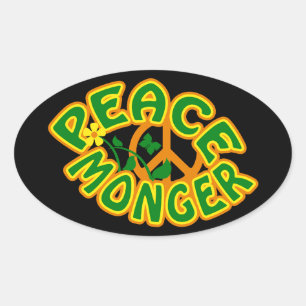 Adesivos do Monger da Paz