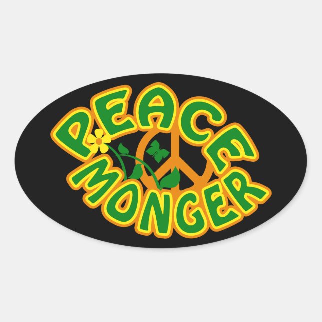 Adesivos do Monger da Paz (Frente)