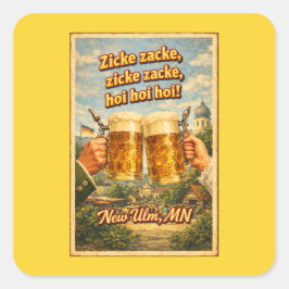 Adesivos do Oktoberfest da Cerveja Alemã de New Ul