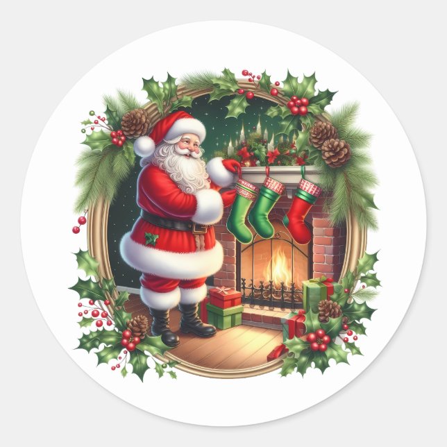 Adesivos do Papai Noel (Frente)