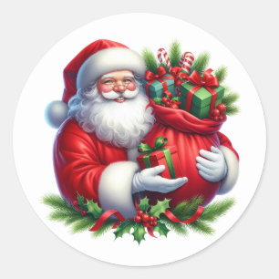 Adesivos do Papai Noel