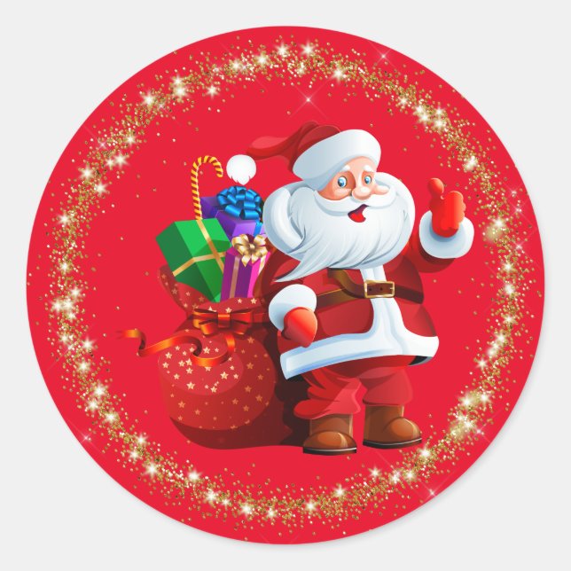 Adesivos do Papai Noel (Frente)