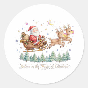 Adesivos do Papai Noel Antigo
