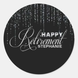 Adesivos do Partido da Reforma Preta e Prateada