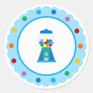 Adesivos do partido Rainbow Gumball