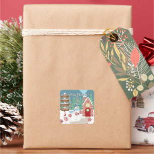 Adesivos do Polo Norte Feliz Natal