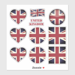 Adesivos do Reino Unido, Coração da Bandeira Britâ