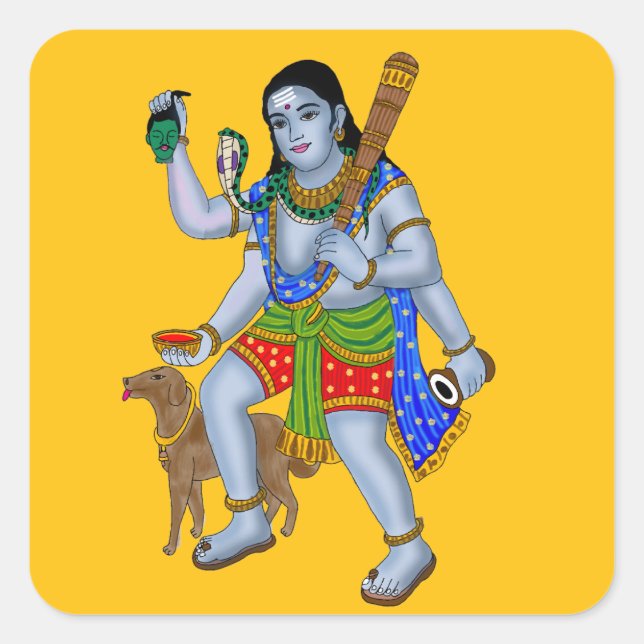 Adesivos do Senhor Bhairava (Frente)