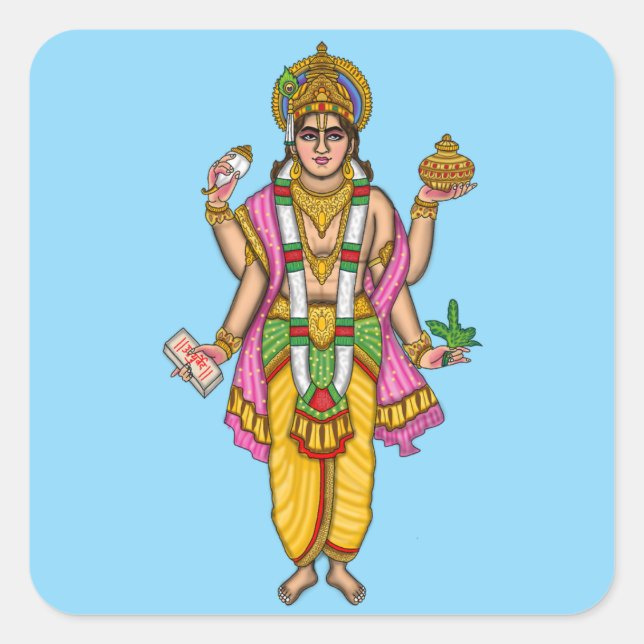 Adesivos do Senhor Dhanvantari (Frente)