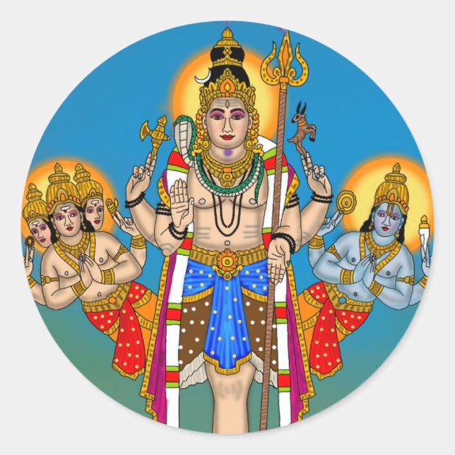 Adesivos do Senhor Ekpada Shiva (Frente)