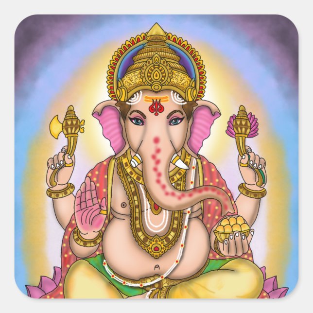 Adesivos do Senhor Ganesha (Frente)