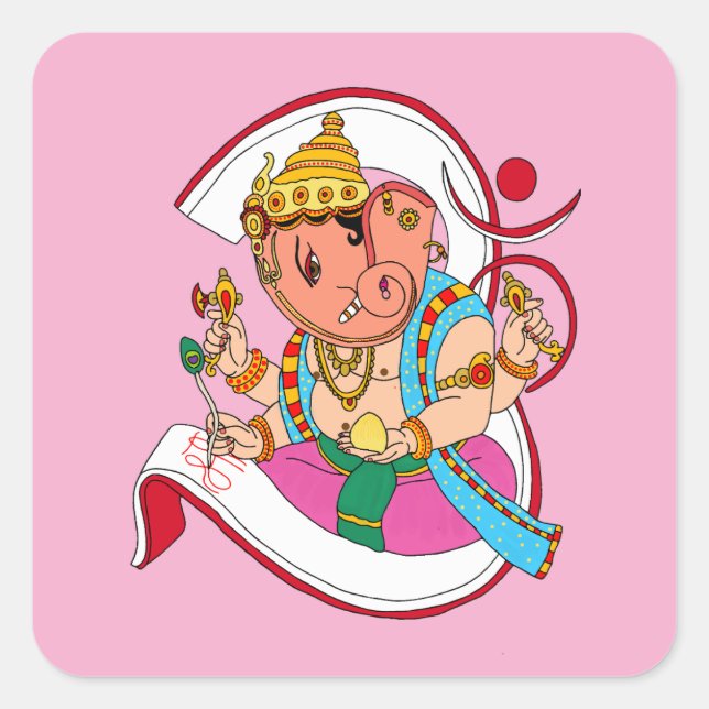 Adesivos do Senhor Ganesha (Frente)