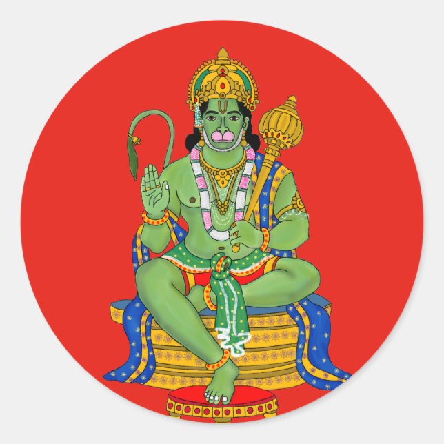 Adesivos do Senhor Hanuman (Frente)