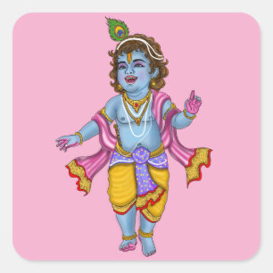 Adesivos do Senhor Krishna