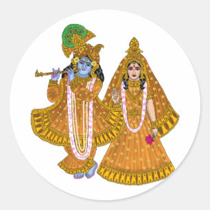 Adesivos do Senhor Krishna