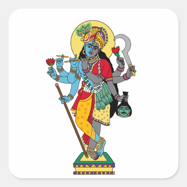 Adesivos do Senhor Krishnakali (Frente)