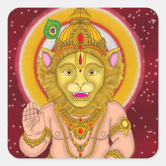 Adesivos do Senhor Narsimha (Frente)