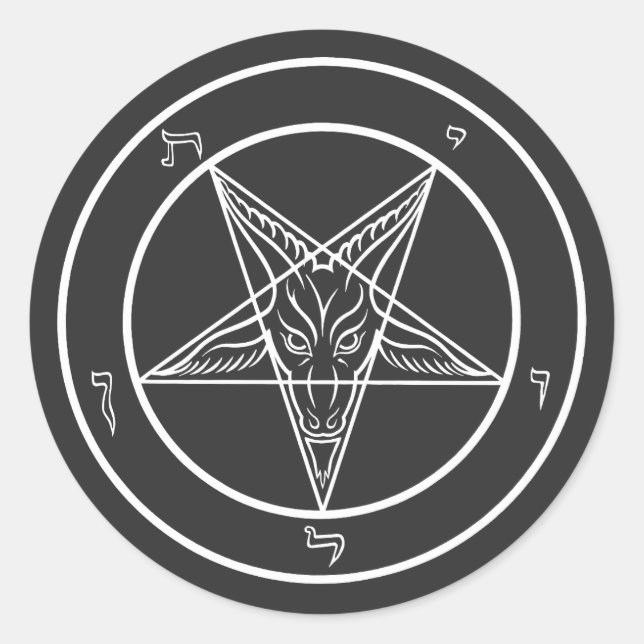 Adesivos do Sigilo de Baphomet CoS (Frente)