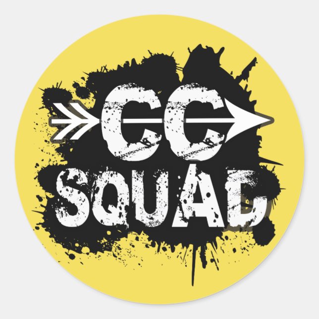 Adesivos do Time de Corrida Cross Country (Frente)