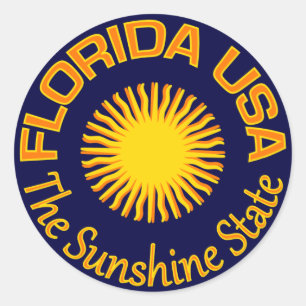 Adesivos dos EUA da Florida