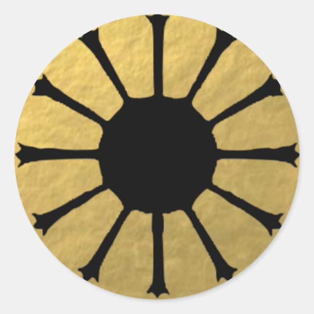 Adesivos Dourados de Starburst retrorreflectores (Frente)