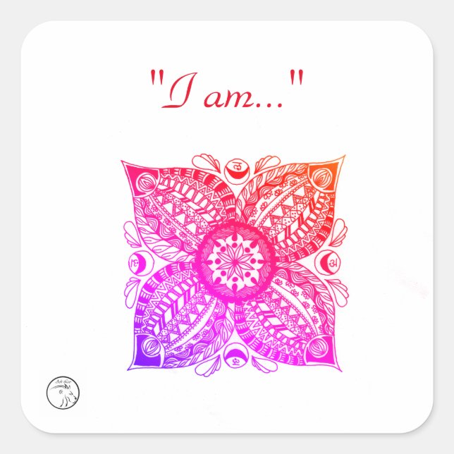 Adesivos e Etiquetas com energia Chakra (Frente)