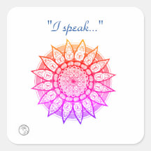 Adesivos e Etiquetas com energia Chakra