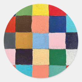 Adesivos e Selos em Design de Quadrados Divertidos