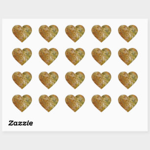 Adesivos Earthtone Marble Heart