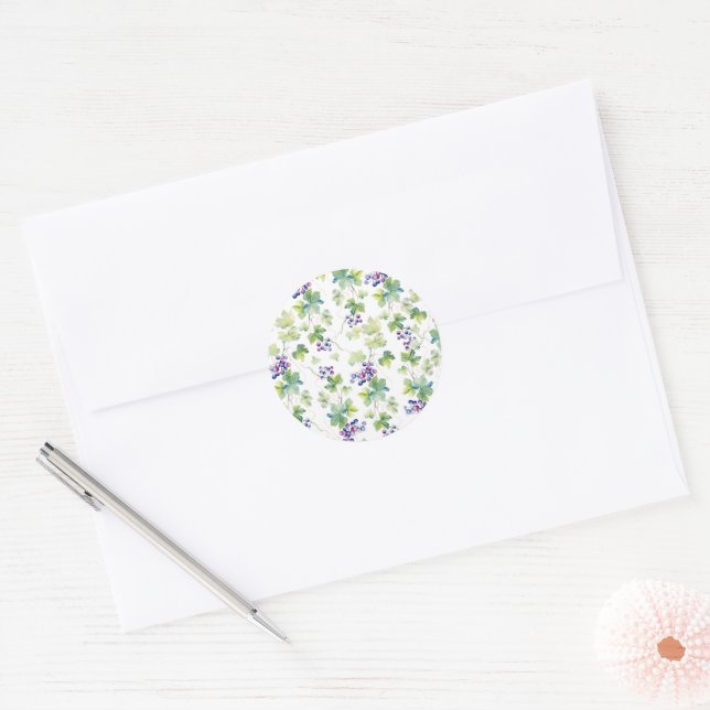 Adesivos Elegantes de Parreira (Envelope)