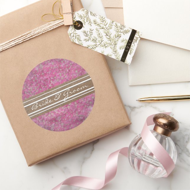 Adesivos Elegantes de Yseta Rosa (Presentear)