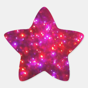 Adesivos em forma de estrela 'Rosy Sparkle'