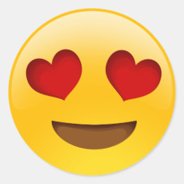 adesivos emoji para os olhos do coração