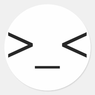 >_< Adesivos Emoticon Zangados