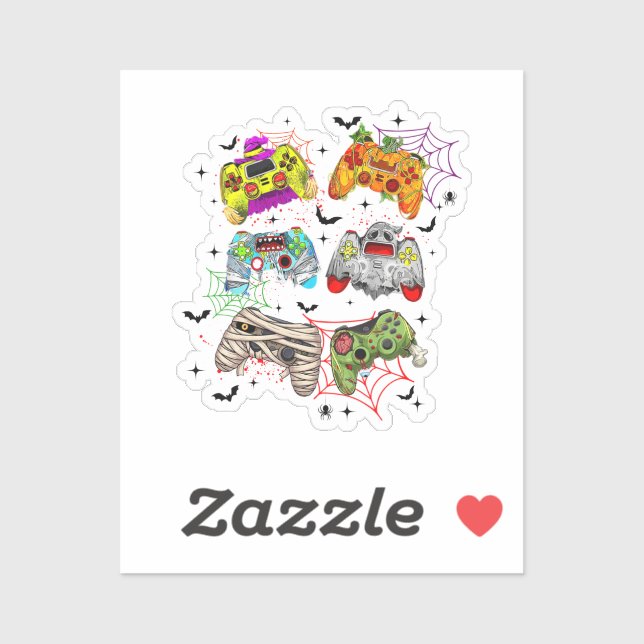 Adesivos engraçados do Dia das Bruxas (Folha)