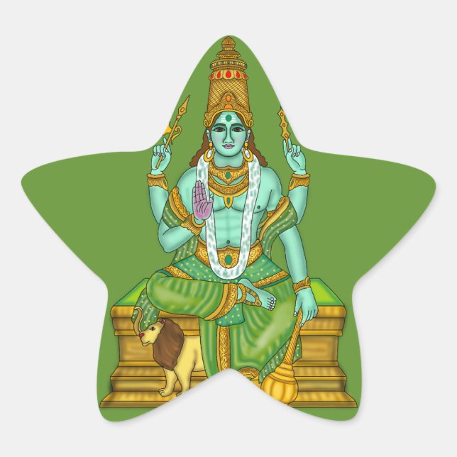 Adesivos Espirituais do Senhor Budh Dev (Frente)
