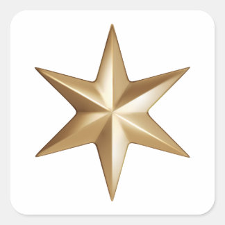 Adesivos Estrela Quadrada